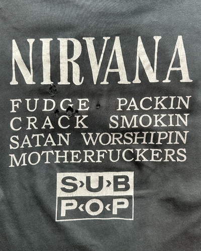 80s Nirvana "vestibule" T shirt
