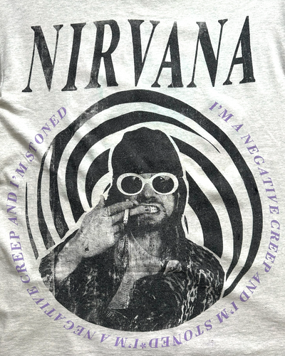90s Nirvana "Negative Creep" T shirt