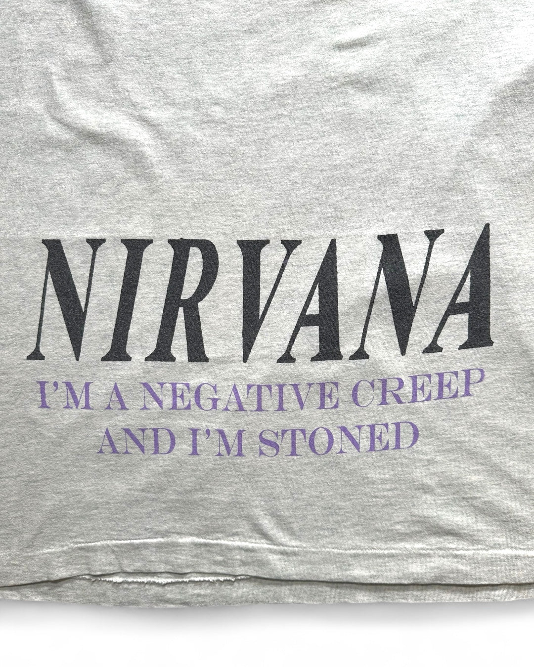 90s Nirvana "Negative Creep" T shirt