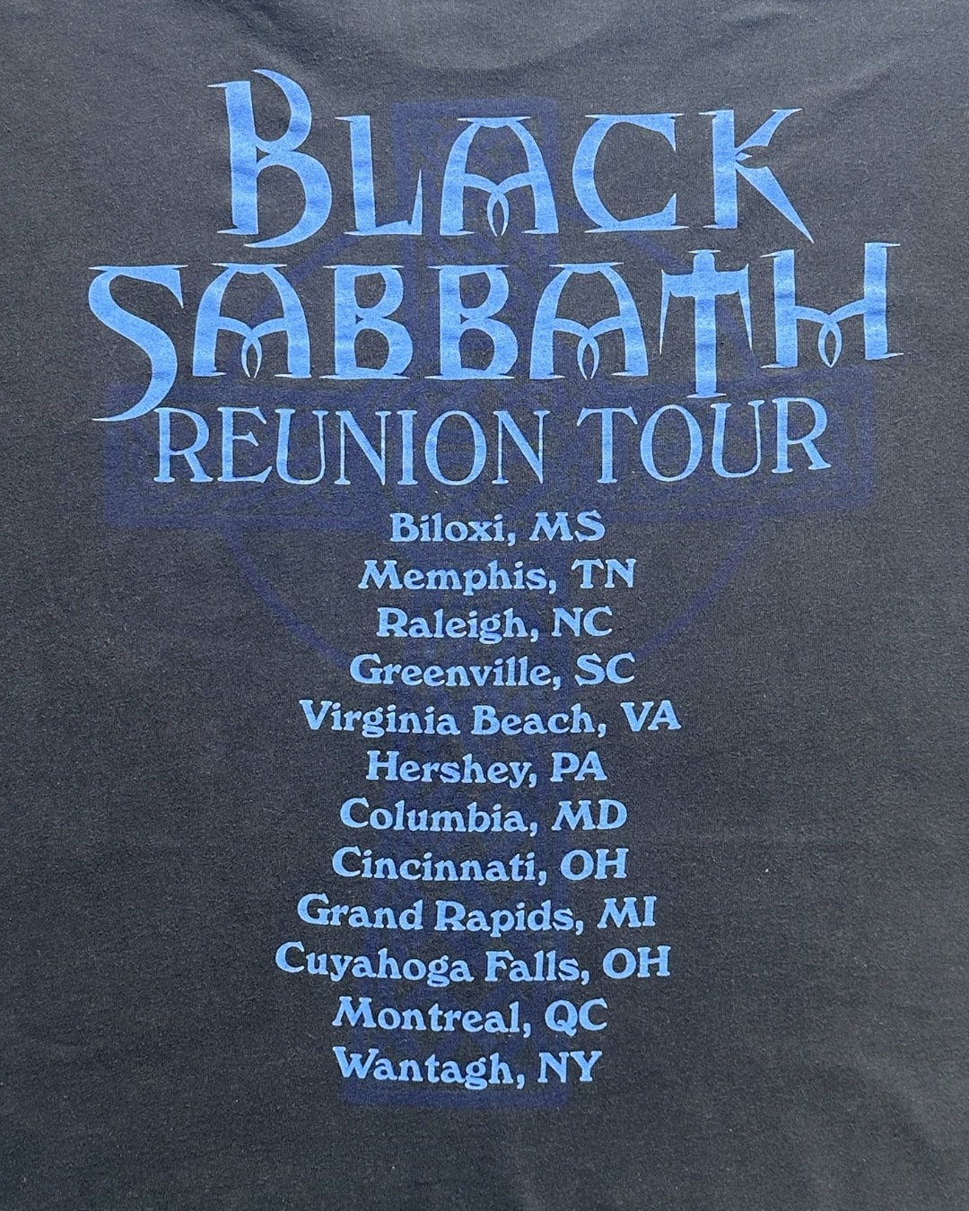 90s Black Sabbath "The Last Supper" Reunion Tour T shirt