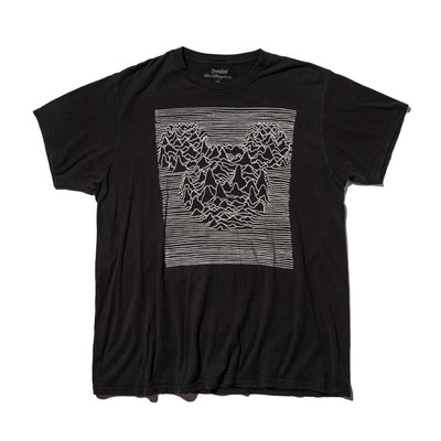 10s Mickey Mouse "Unknown Pleasures" t shirt