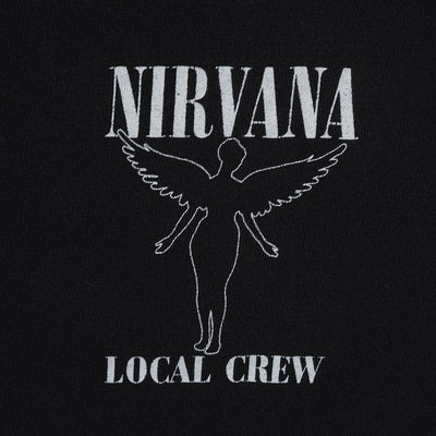 90s Nirvana LOCAL CREW t shirt