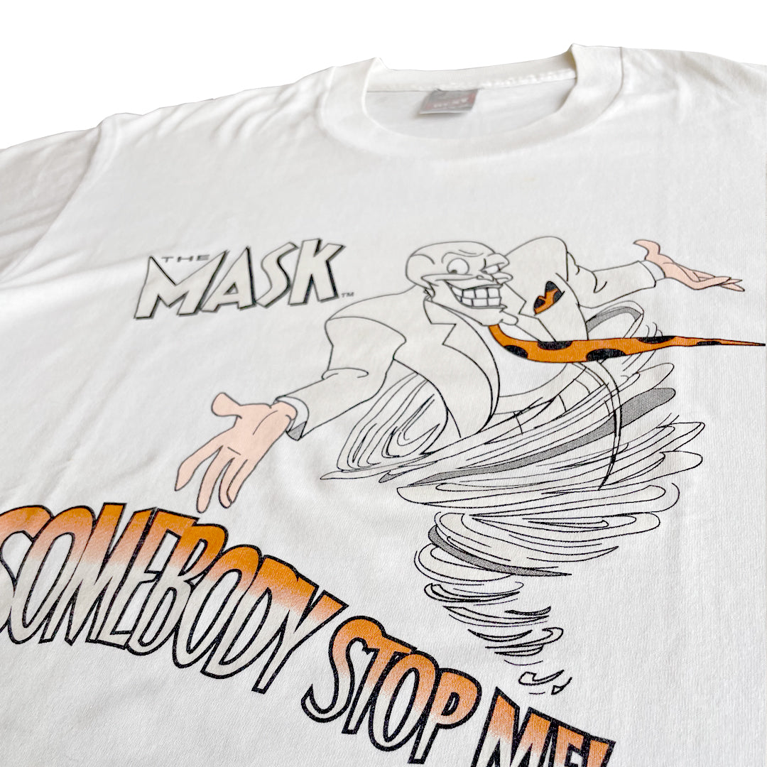 90s The Mask t shirt(white)