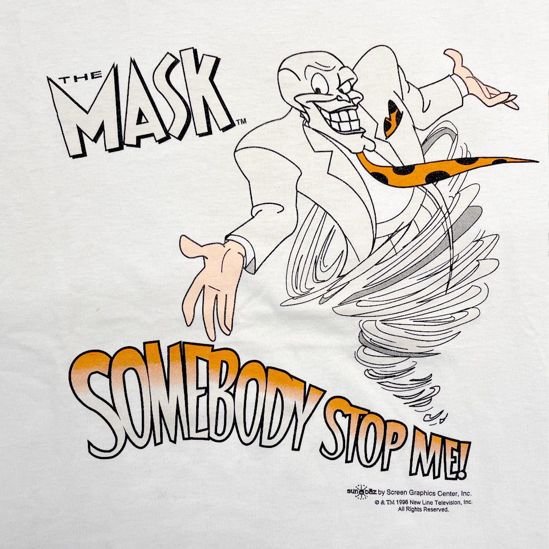 90s The Mask t shirt(white)