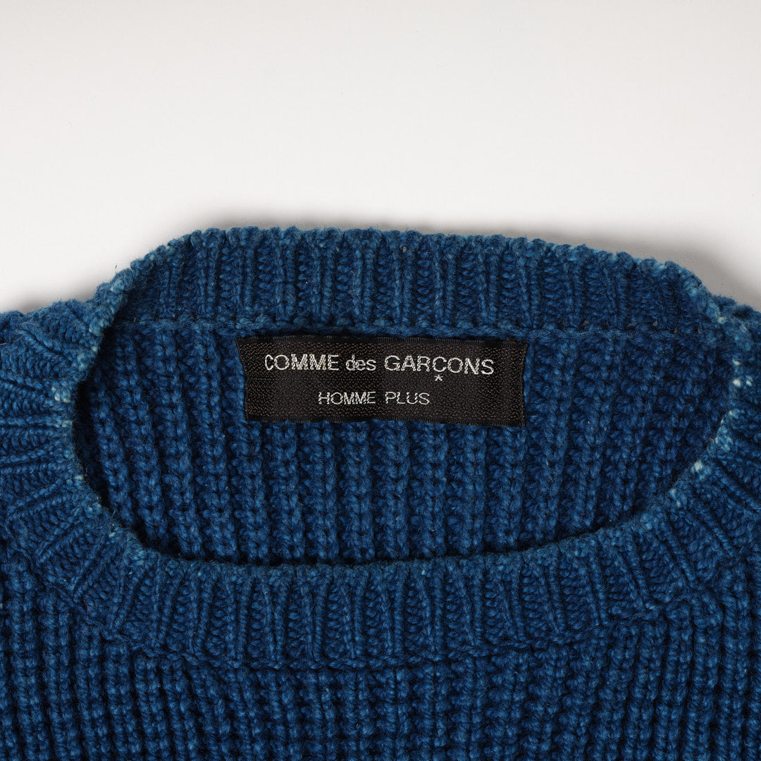 80s COMME des GARCONS HOMME PLUS indigo knit – weber