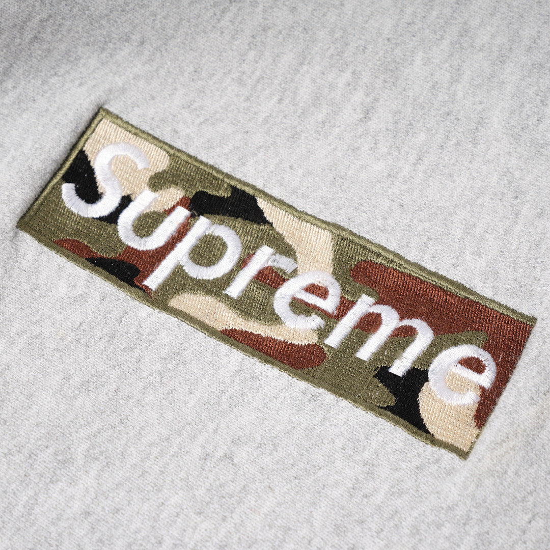 90s Supreme camouflage Box Logo hoodie
