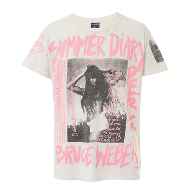 80s Summer diary "Lisa Marie Presley" Photography by Bruce Weber  for Per lui  t shirt
