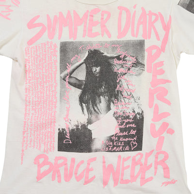 80s Summer diary "Lisa Marie Presley" Photography by Bruce Weber  for Per lui  t shirt
