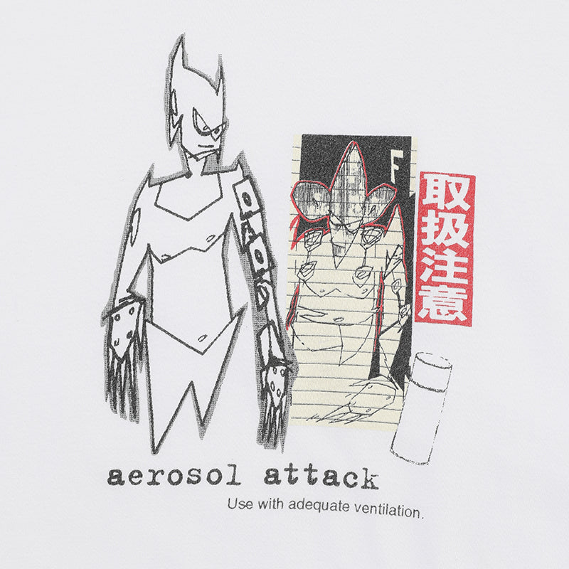 90s Futura "aerosol attack" by agnes b  t shirt
