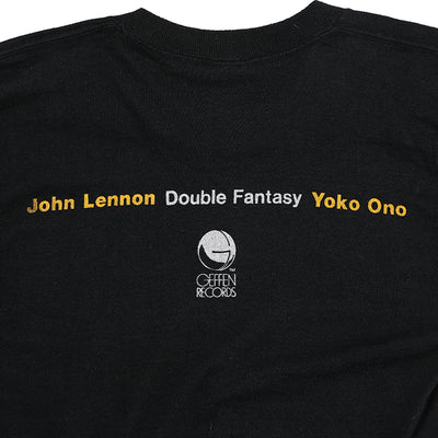 80s John Lennon＆Yoko Ono "Double Fantasy"   t shirt