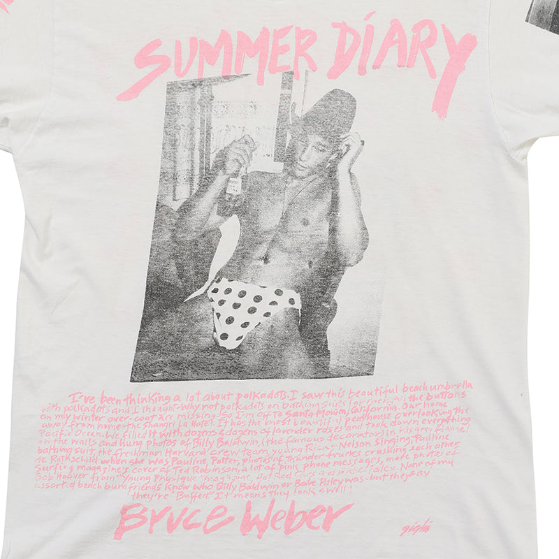 80s Summer diary Photography by Bruce Weber for Per lui t-shirt