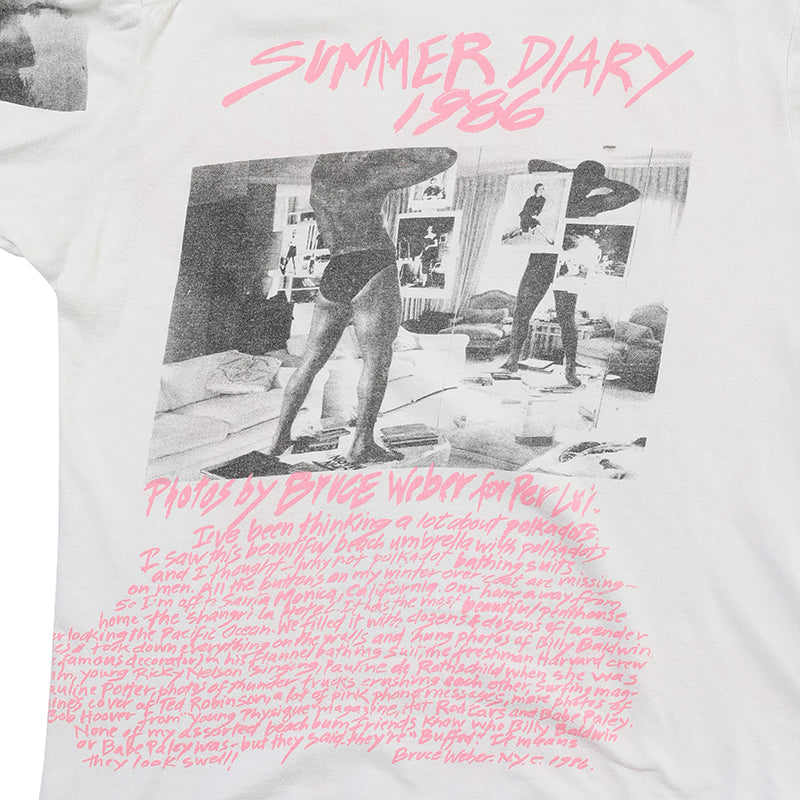80s Summer diary Photography by Bruce Weber  for Per lui  t shirt