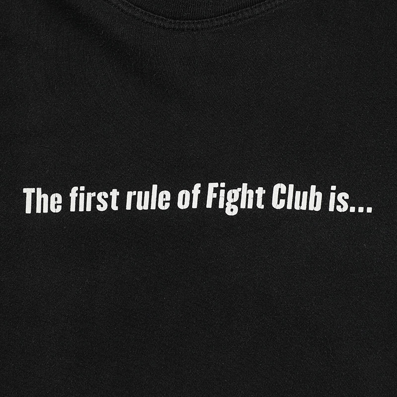 90-00s Fight Club "The first rule of Fight Club is..."  t shirt