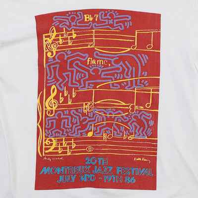 80s Keith Haring × Andy Warhol  t shirt