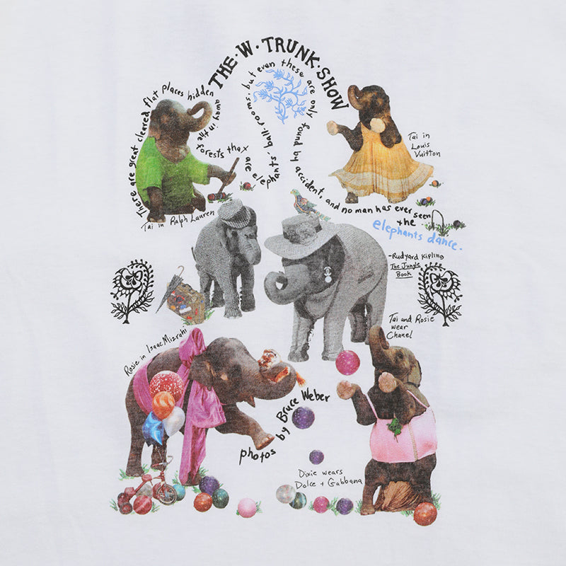 00s W magazine for Elephant Family charity Photography by Bruce weber  t shirt