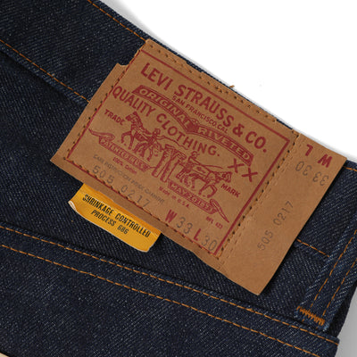 70's Levi's 505 66 single with flasher DEADSTOCK