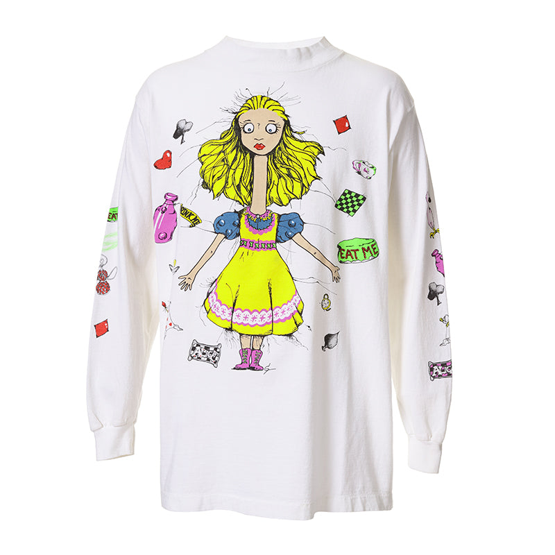 90s Alice's Adventures in Wonderland long sleeve t shirt