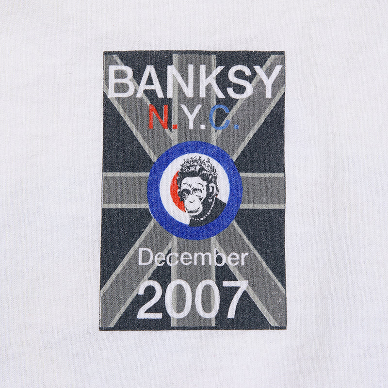 00s Banksy 2007 Exbition  t shirt