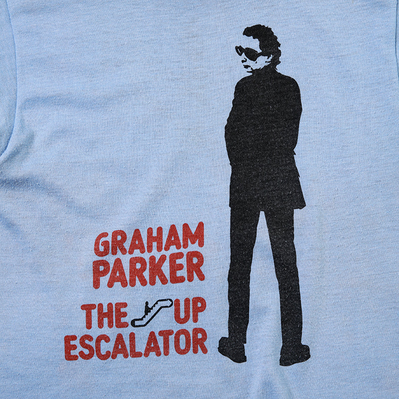 80s Graham Parker "The Up Escalator"art work by Richard Giglio t shirt