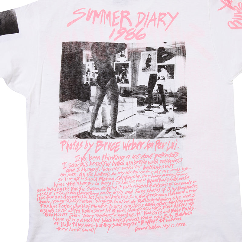 80s Summer diary Photography by Bruce Weber for Per lui  t shirt