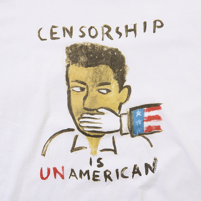 90s Rock The Vote "Censorship is Un American" t shirt
